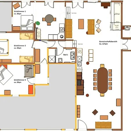 Lejlighed Scheunenloft Usedom-3, Familienoase, Hunde-freundlich Mit Riesigem Garten Mellenthin